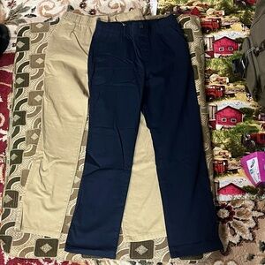The Children’s Place Boys Chino Pants – Size 12 – Navy Blue & Khaki – NEW